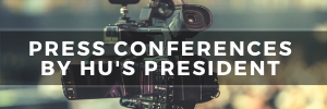 Press Conferences by HU's President