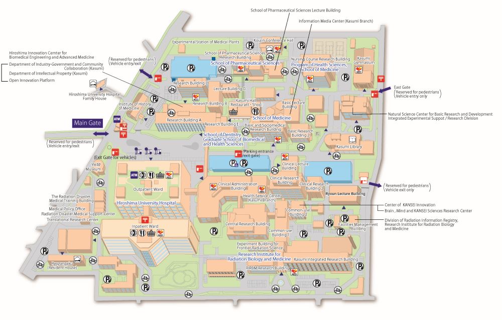 Kasumi campus map