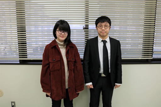 左から林さん、彭さん