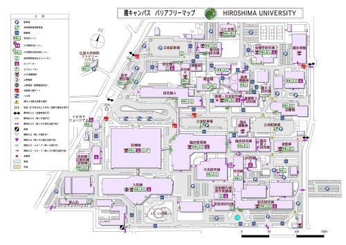 霞キャンパスバリアフリーマップ