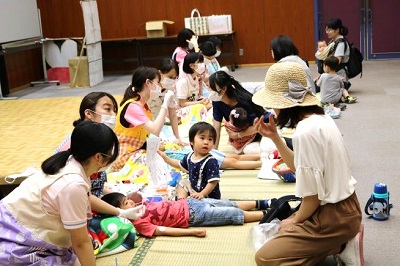 寝かせ歯みがきの指導 寝かせ歯みがきの指導