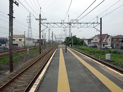 西鉄大牟田線銀水駅 西鉄大牟田線銀水駅