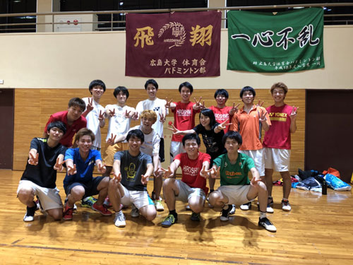 夏合宿での記念写真 夏合宿での記念写真