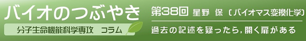 バイオのつぶやき第38回星野保客員教授