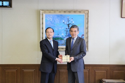 叶学長と越智学長