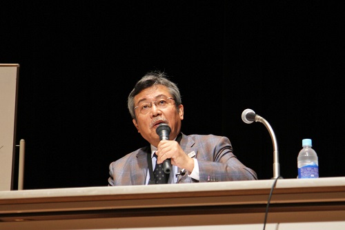 弘兼憲史氏が講演しました