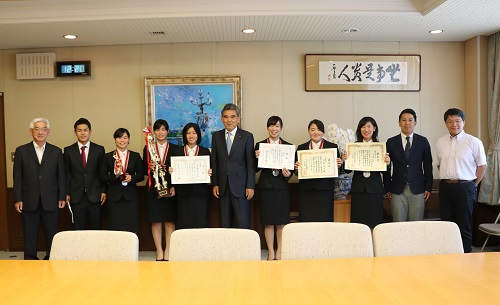 体育会女子剣道部が西日本女子学生剣道大会で団体準優勝