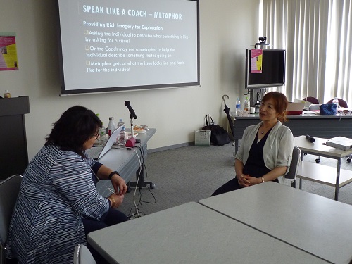 Dr. Fgan & Dr. Tsunematsu Showing the Coaching Technique