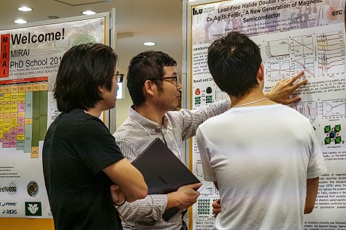 At the poster presentations