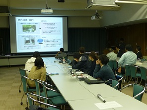 派遣学生による発表