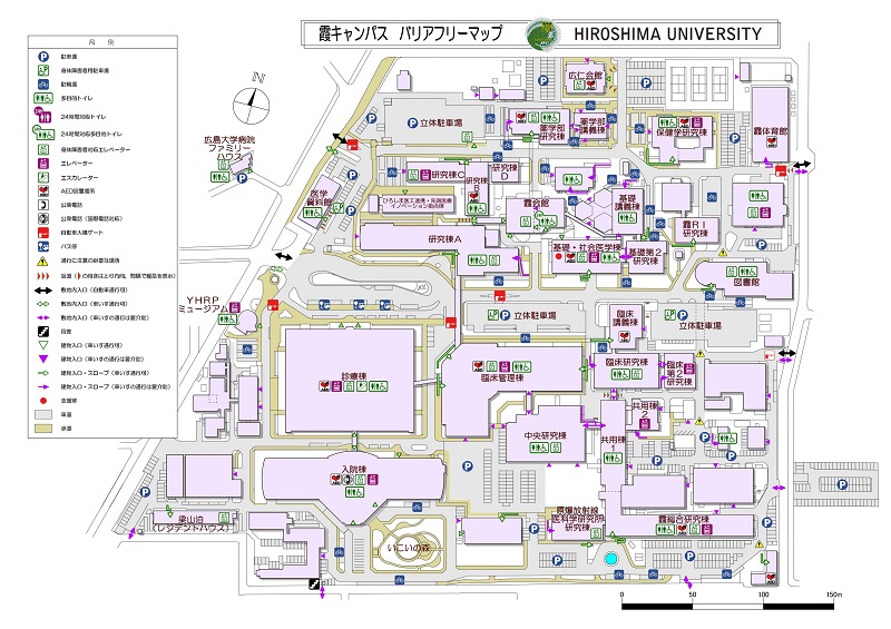 霞キャンパスバリアフリーマップ