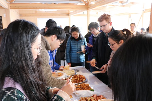 International students that participated in the meeting