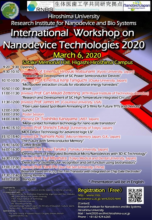 International Workshop on Nanodevice Technologies 2020