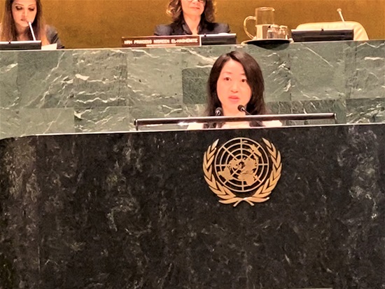 Speech at the 5th International Day of Women and Girls in Science Assembly in the United Nations Headquarter