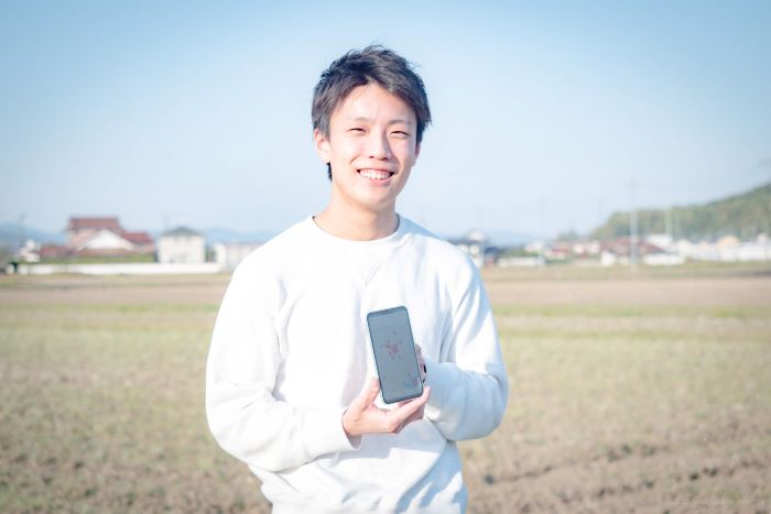 アプリの基礎部分の開発を担当した小泉さん アプリの基礎部分の開発を担当した小泉さん