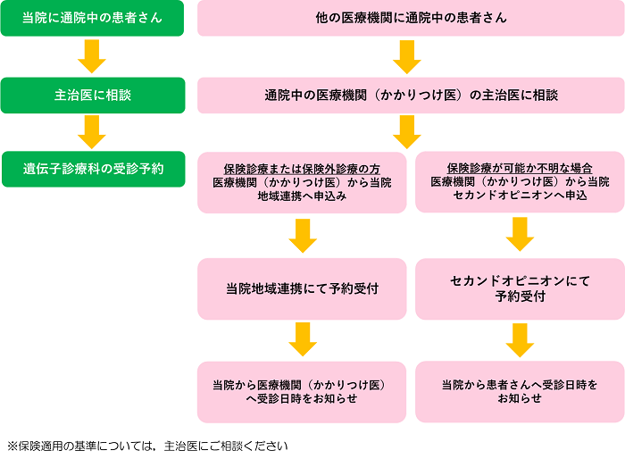 受診までの流れ（患者さん）