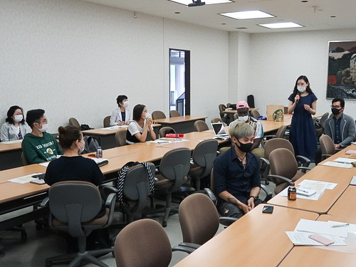 Hiroshima University student peace summit event Event during the Hiroshima University student peace summit