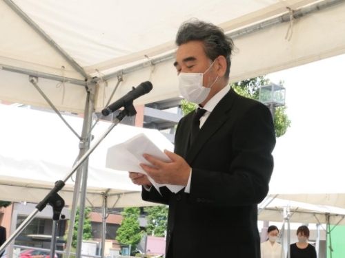 President Ochi offering his condolences to the souls of 2,022 victims