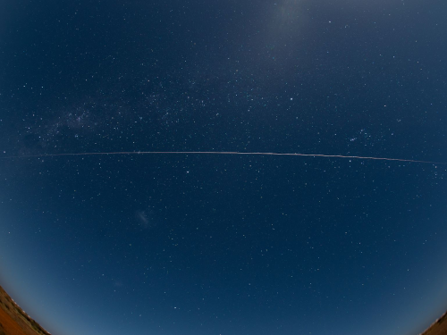 Fireball image of Hayabusa2's re-entry capsule Fireball image of Hayabusa2's re-entry capsule