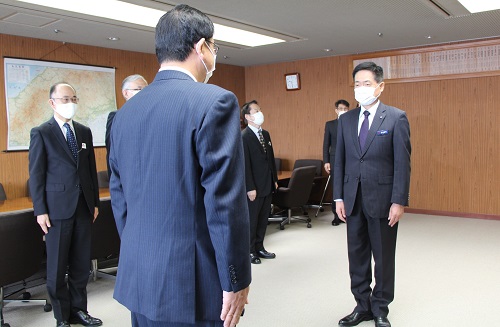 広島県警察本部での委嘱式