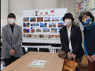 来場者の方といっしょに 来場者の方といっしょに