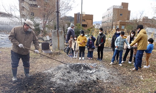 焼きいも体験