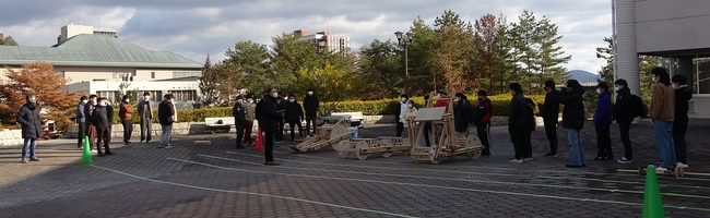 競技会当日・前半組の様子 (競技会開始直前に撮影した写真)