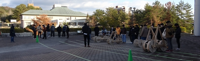 競技会当日・後半組の様子 (競技会開始直前に撮影した写真)