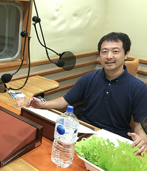 田中雅敏教授 スタジオ録画風景 田中雅敏教授 スタジオ録画風景