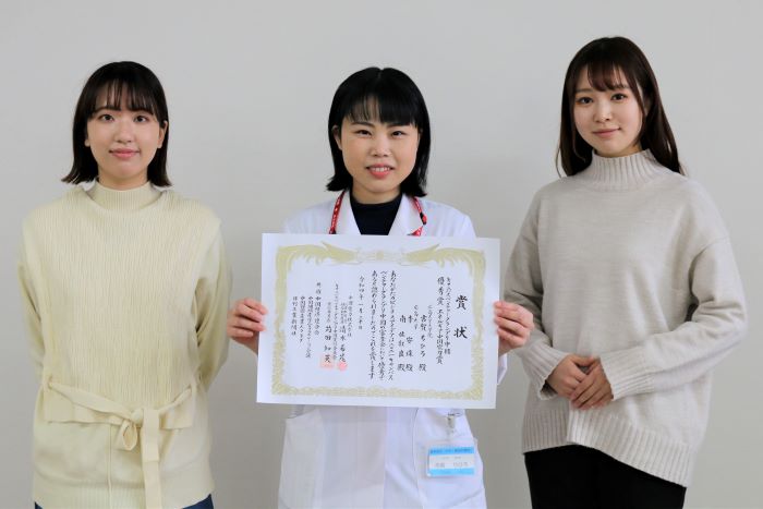 From left to right: Sakura Minami, Chihiro Yoshiga, and Anju Lee