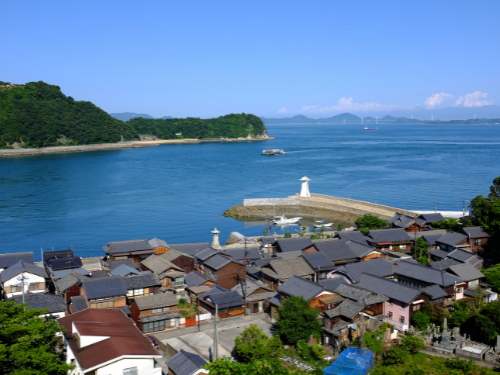 Shiosai art festival sustainable tourism in Japanese village of Mitarai