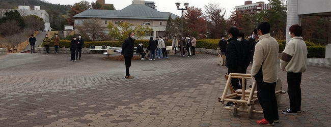 競技会当日・前半組の様子 (競技会開始直前に撮影した写真)