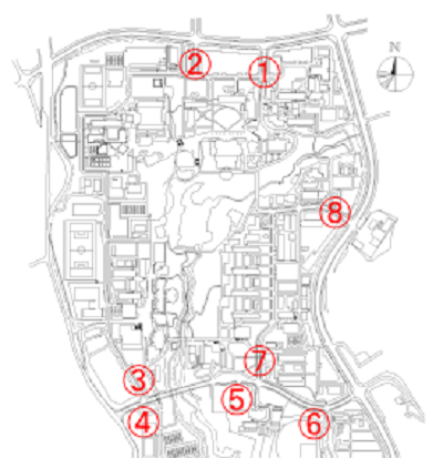 ゲート配置図