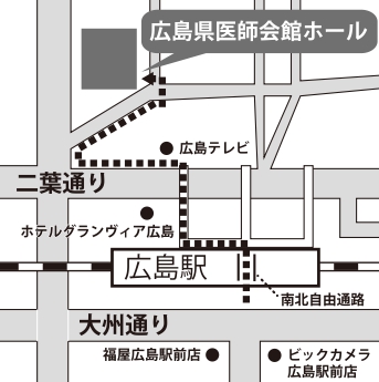 広島県医師会館　地図
