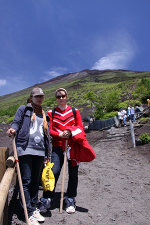 富士山で