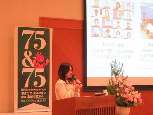 大学院生による講演