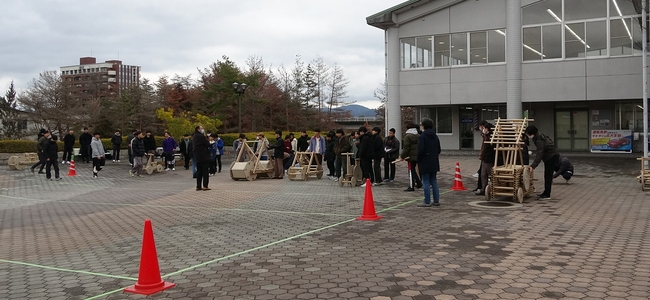 競技会当日の様子 (競技会開始直前に撮影した写真)