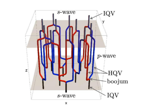 quantum vortex network model 3D configuration