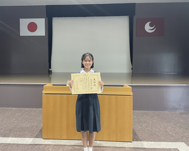 メイプル賞を受賞した髙塚さん