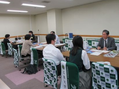 入試相談の様子