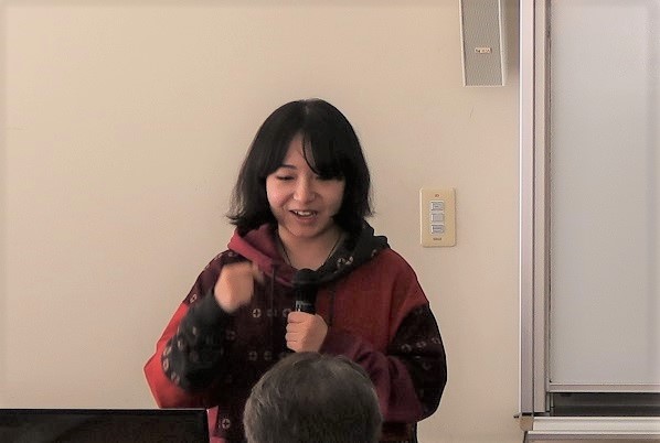 央丹拉姆さんの発表 央丹拉姆さんの発表