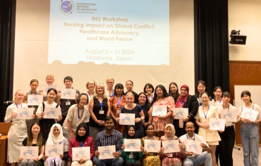 Group photo of the 2024 INU Nursing Workshop
