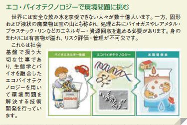 エコ・バイオテクノロジーで環境問題に挑む