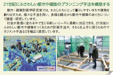21世紀にふさわしい都市や建築のプランニング手法を構築する