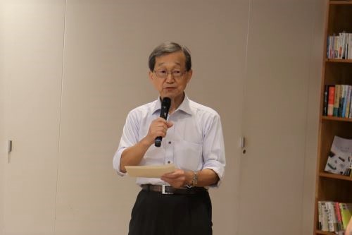 茶谷研究科長による開会挨拶 茶谷研究科長による開会挨拶
