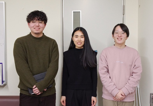 左から松原さん、程さん、横山さん