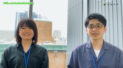 2021年3月修了　小田さん・2023年3月卒業　渡部さん