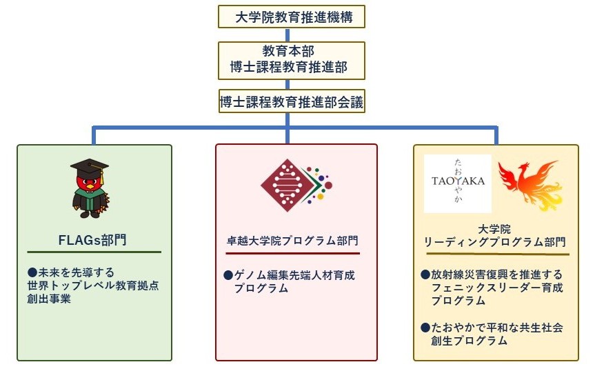 大学院教育推進機構の体系図