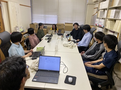 上田先生のゼミの様子