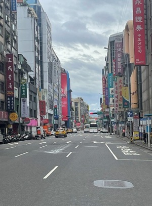 台北市内の町並み